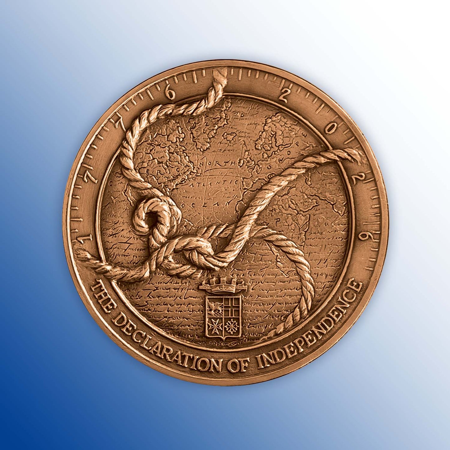 Medaglia Commemorativa Vespucci 250° in Bronzo